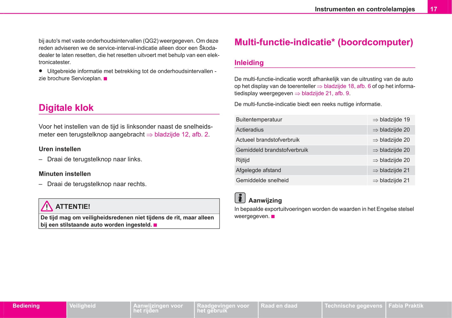 2004-2007 Skoda Fabia Manuel du propriétaire | Néerlandais