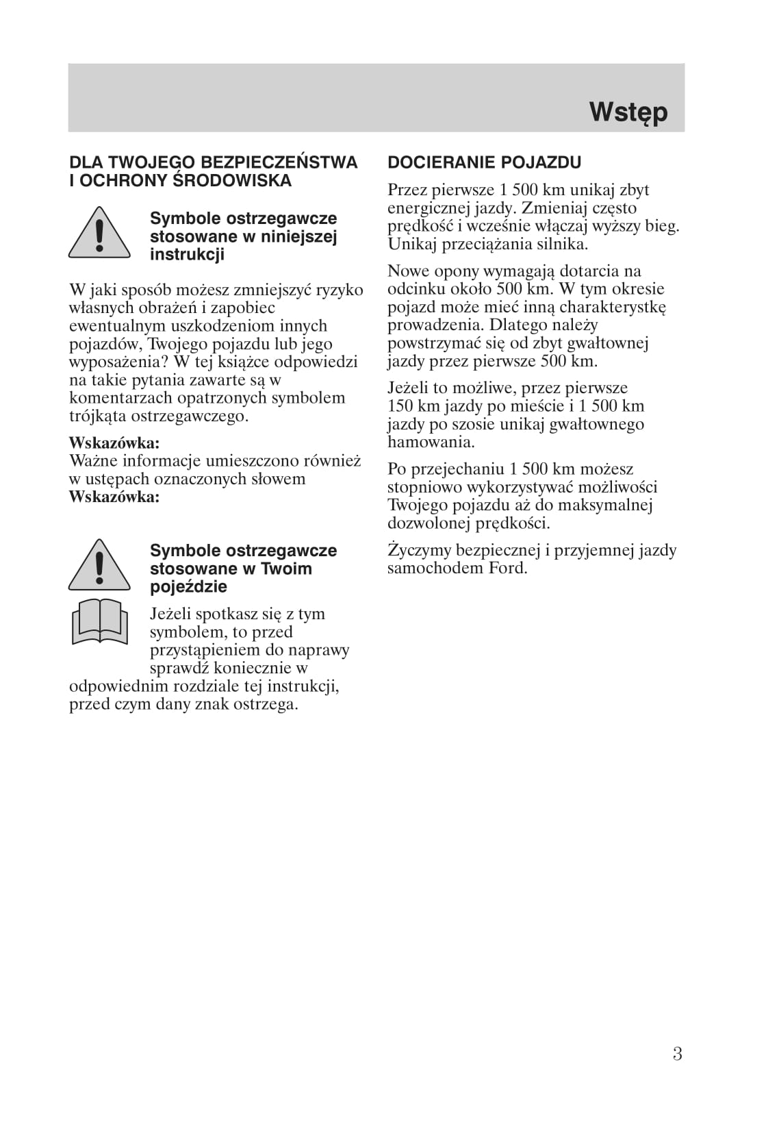 2008-2011 Ford Focus Manuel du propriétaire | Polonais