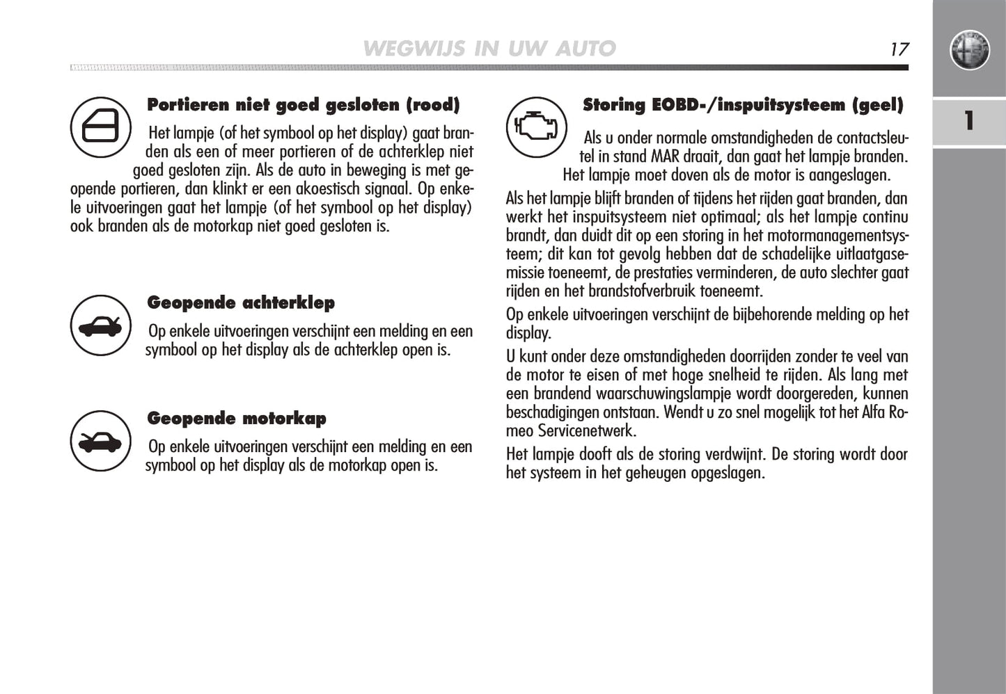 2008-2014 Alfa Romeo Mito Owner's Manual | Dutch