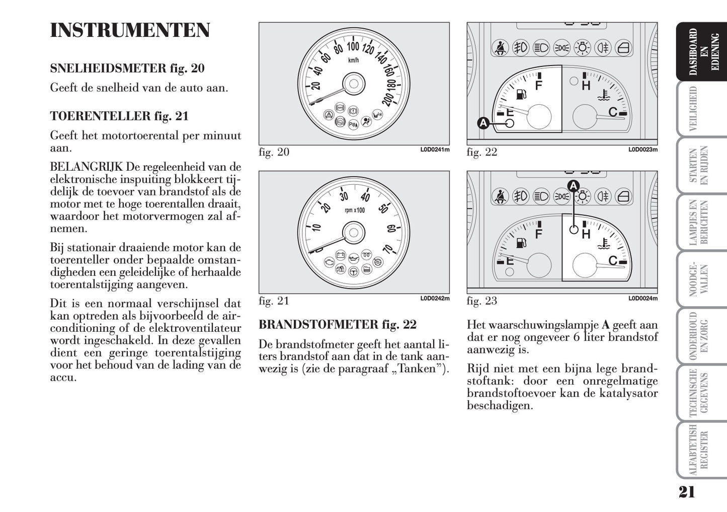 2004-2012 Lancia Musa Owner's Manual | Dutch
