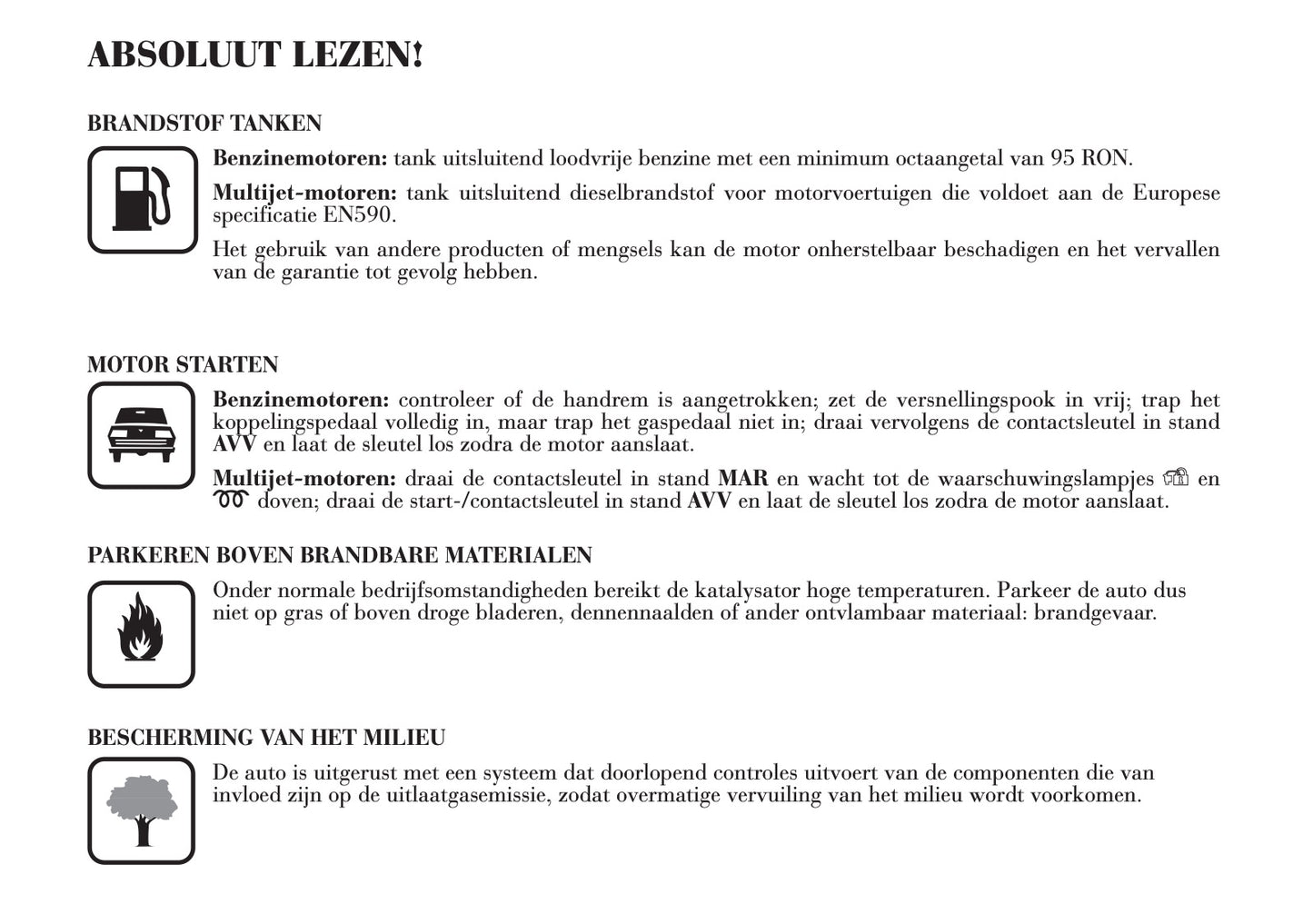 2004-2012 Lancia Musa Owner's Manual | Dutch