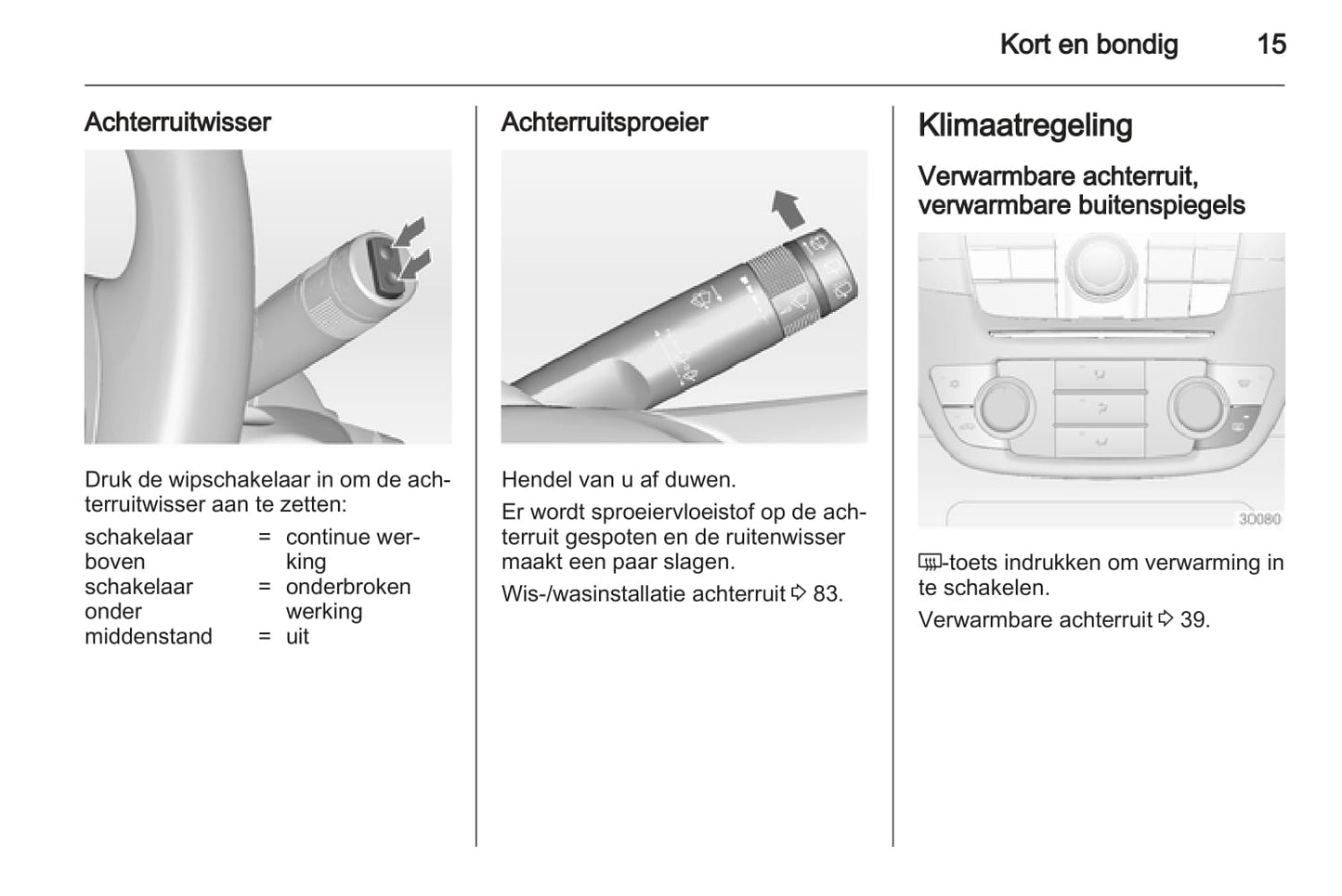 2013-2014 Opel Insignia Owner's Manual | Dutch
