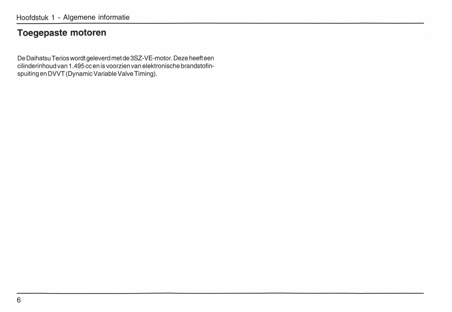 2006-2015 Daihatsu Terios Owner's Manual | Dutch
