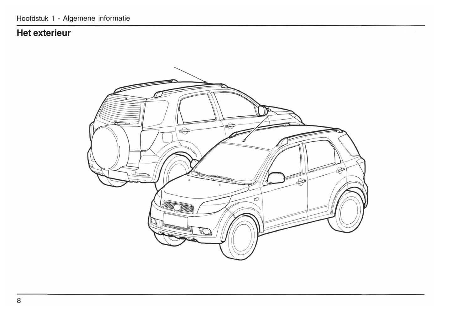 2006-2015 Daihatsu Terios Owner's Manual | Dutch