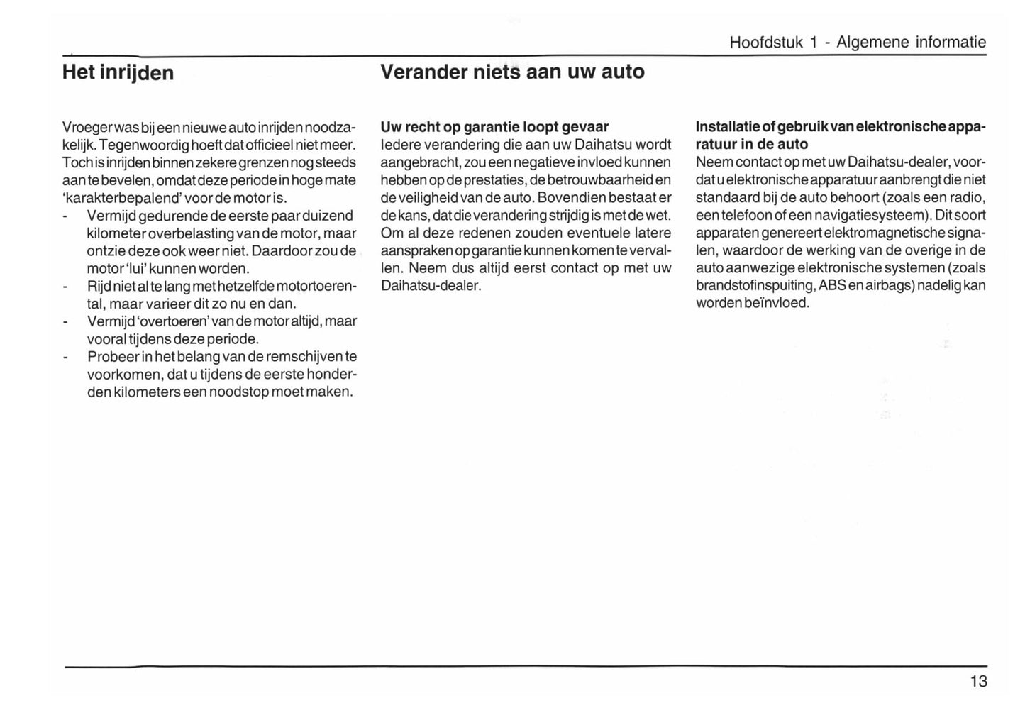 2006-2015 Daihatsu Terios Owner's Manual | Dutch