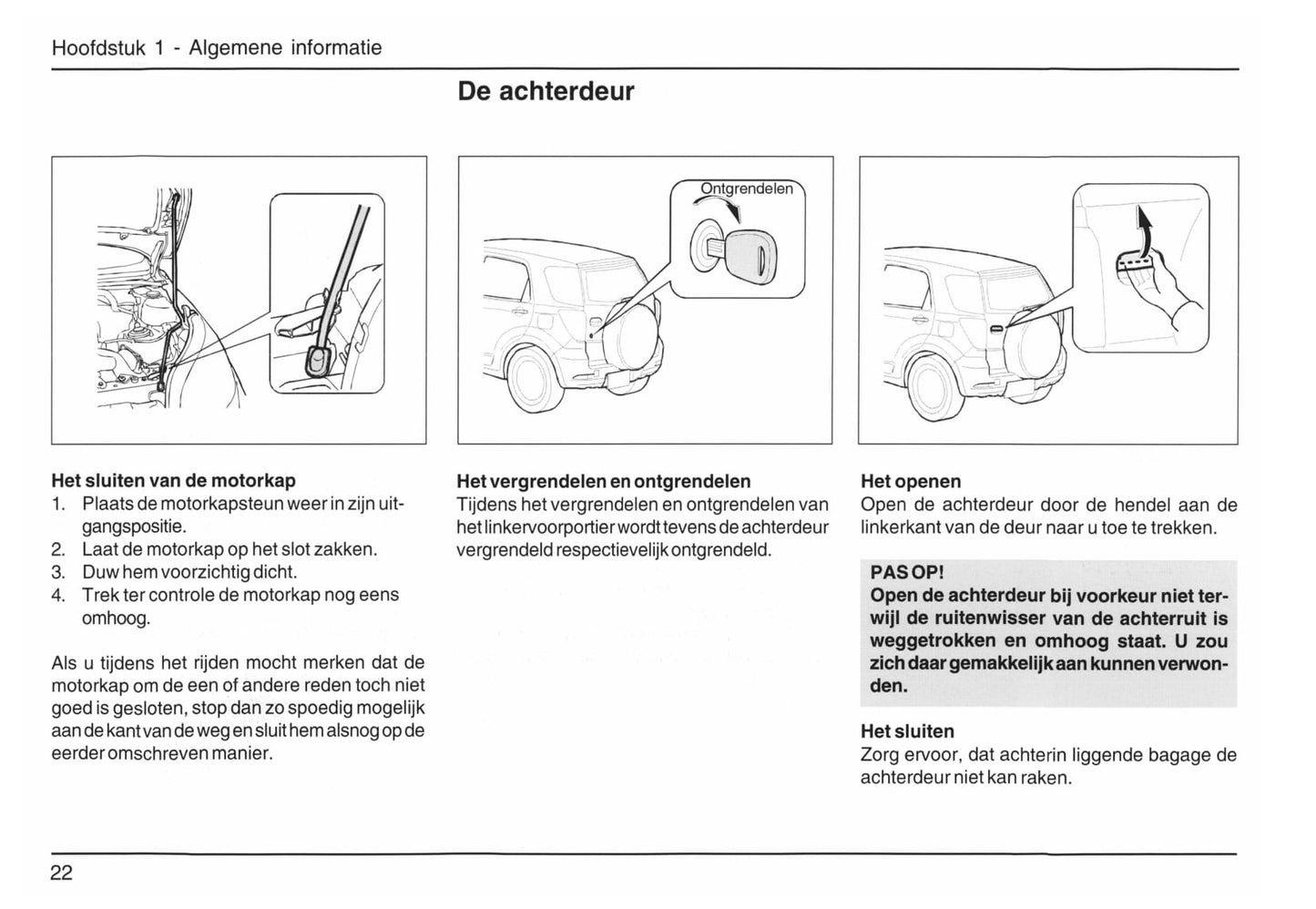 2006-2015 Daihatsu Terios Owner's Manual | Dutch