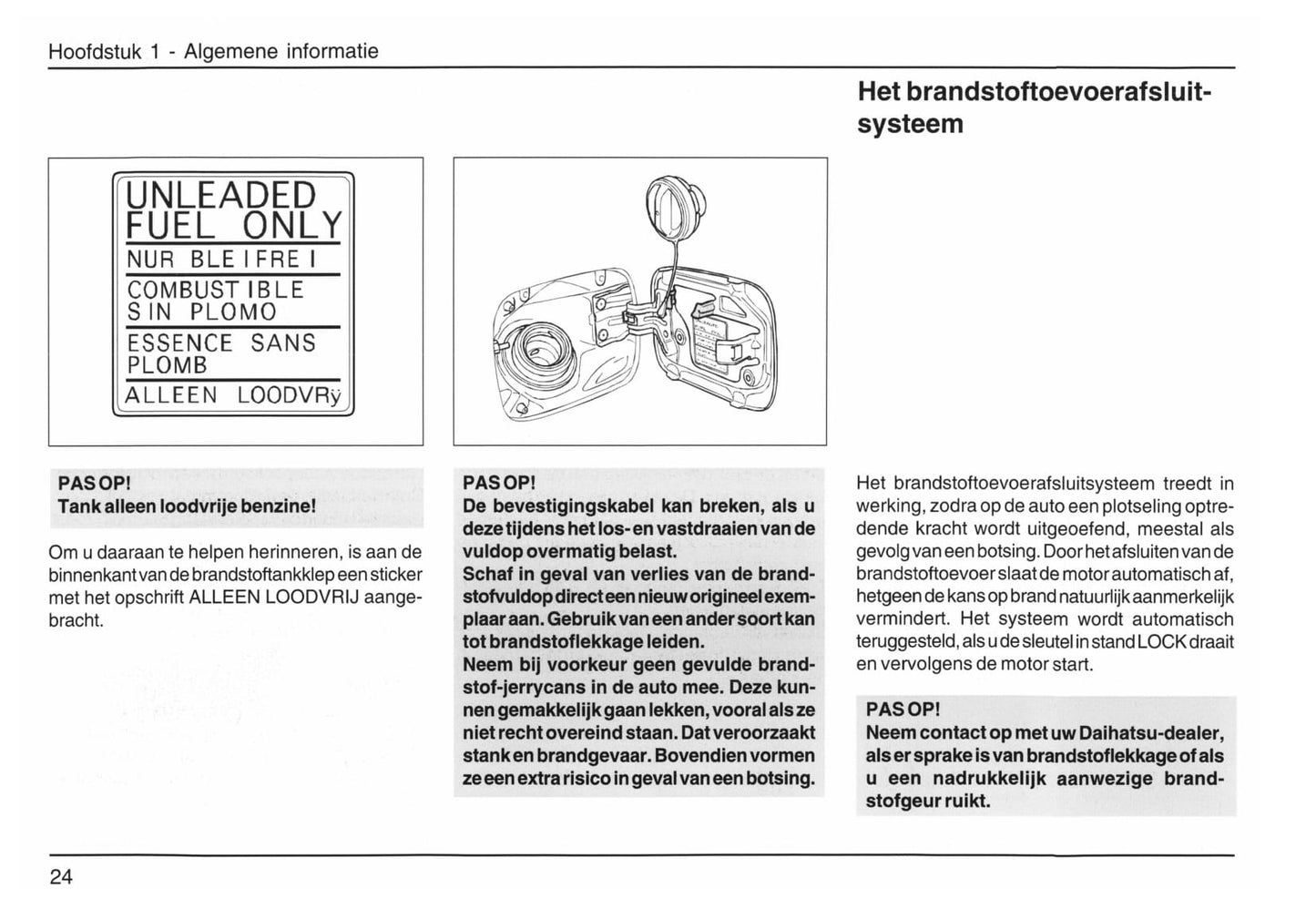 2006-2015 Daihatsu Terios Owner's Manual | Dutch