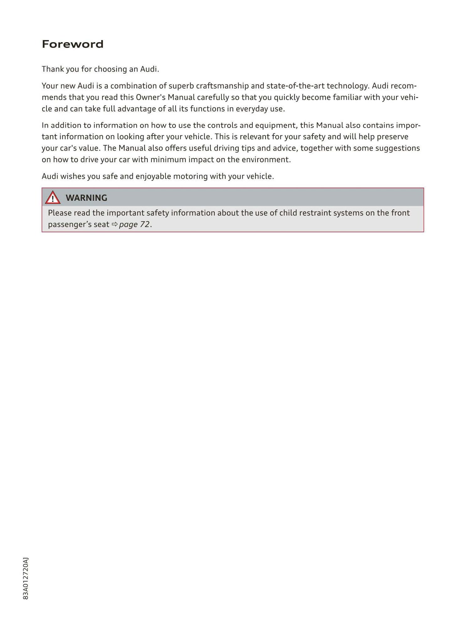 2018-2023 Audi Q3/Q3 Sportback/RS Q3/RS Q3 Sportback Owner's Manual | English