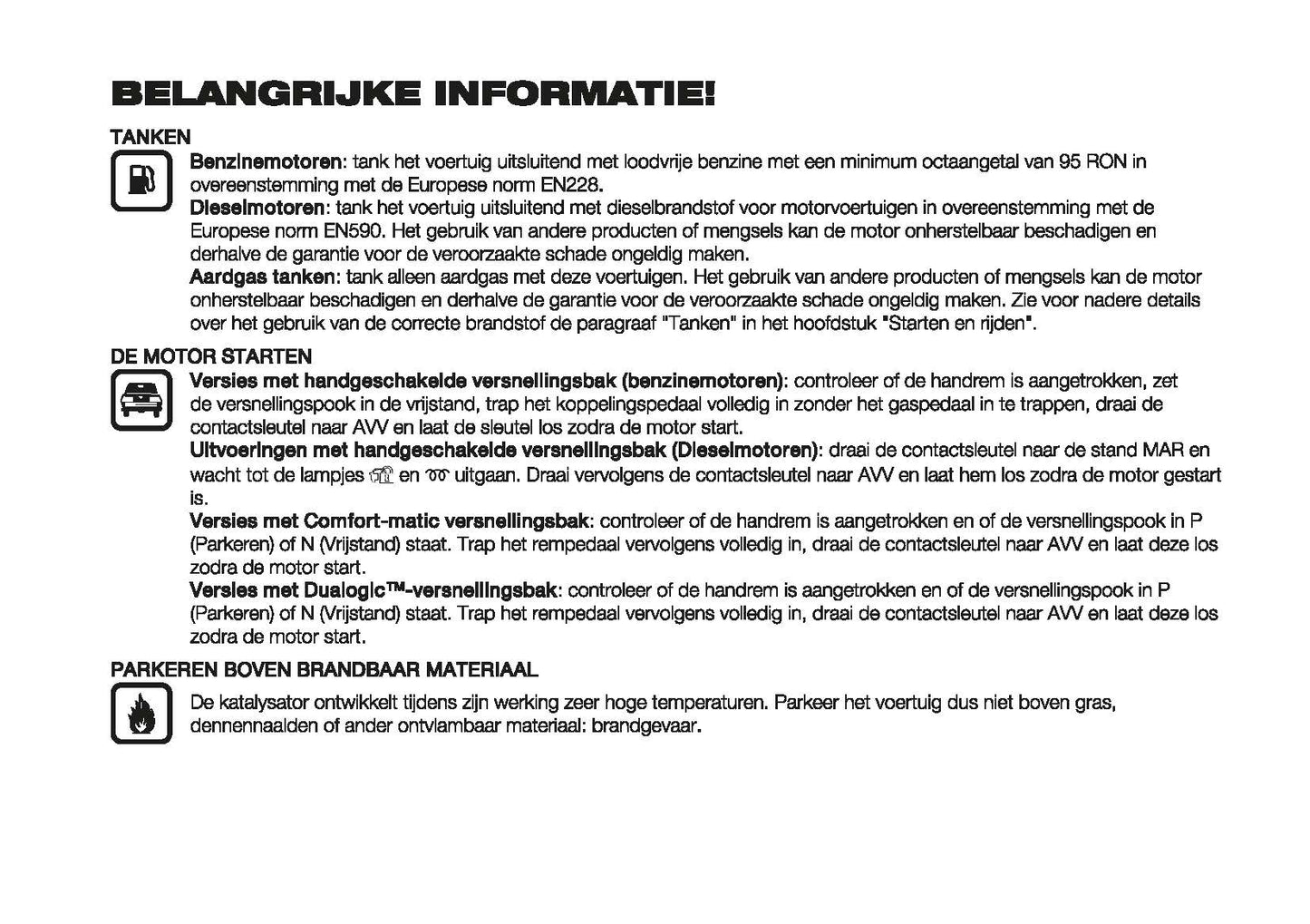 2022-2023 Fiat Doblo Owner's Manual | Dutch
