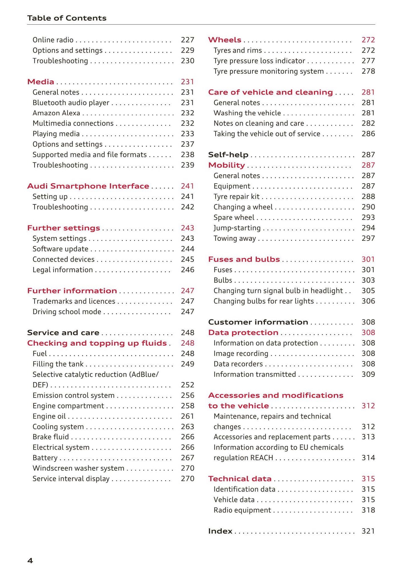 2018-2023 Audi Q3/Q3 Sportback/RS Q3/RS Q3 Sportback Owner's Manual | English