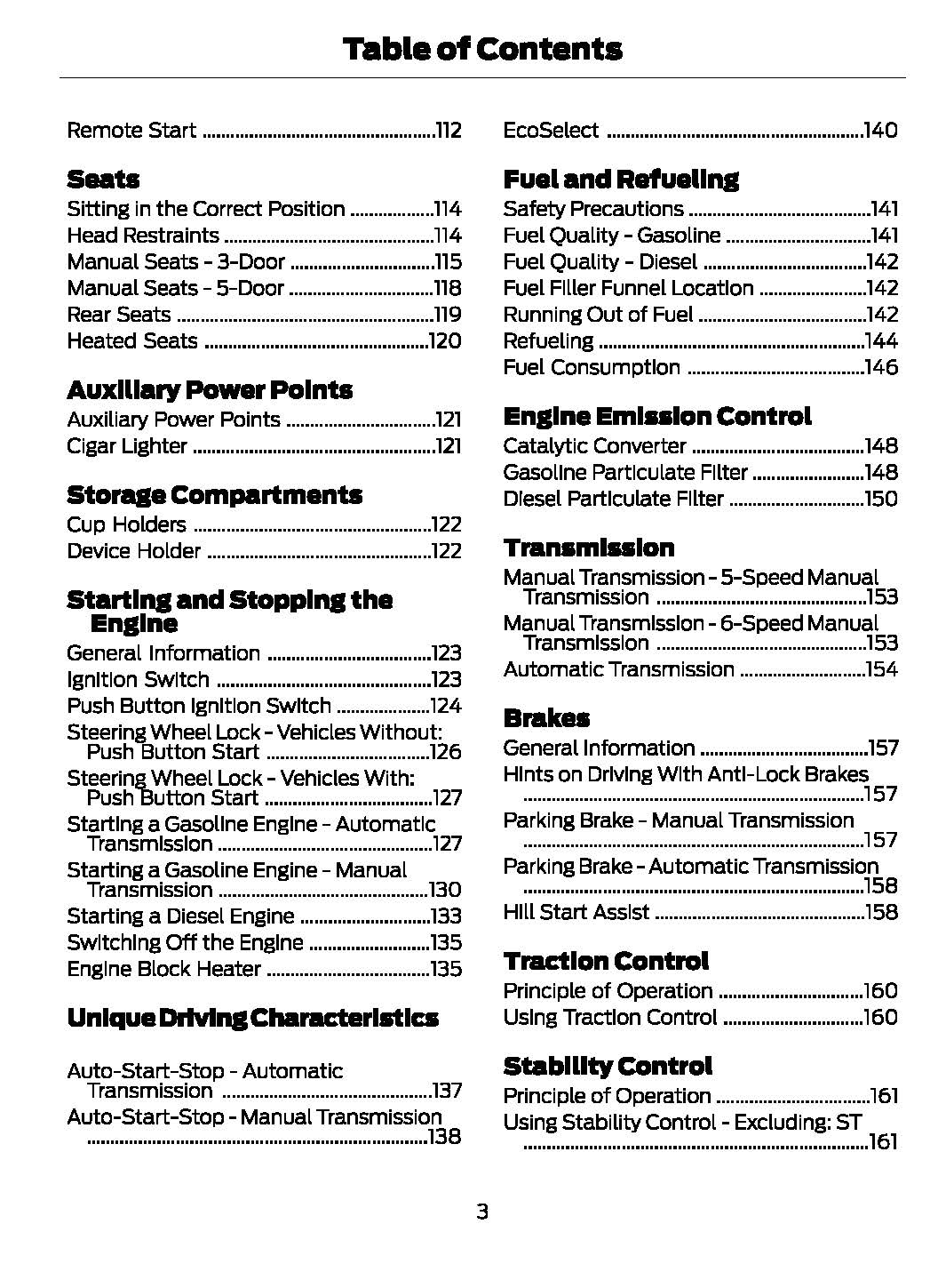 2020 Ford Fiesta Owner's Manual | English