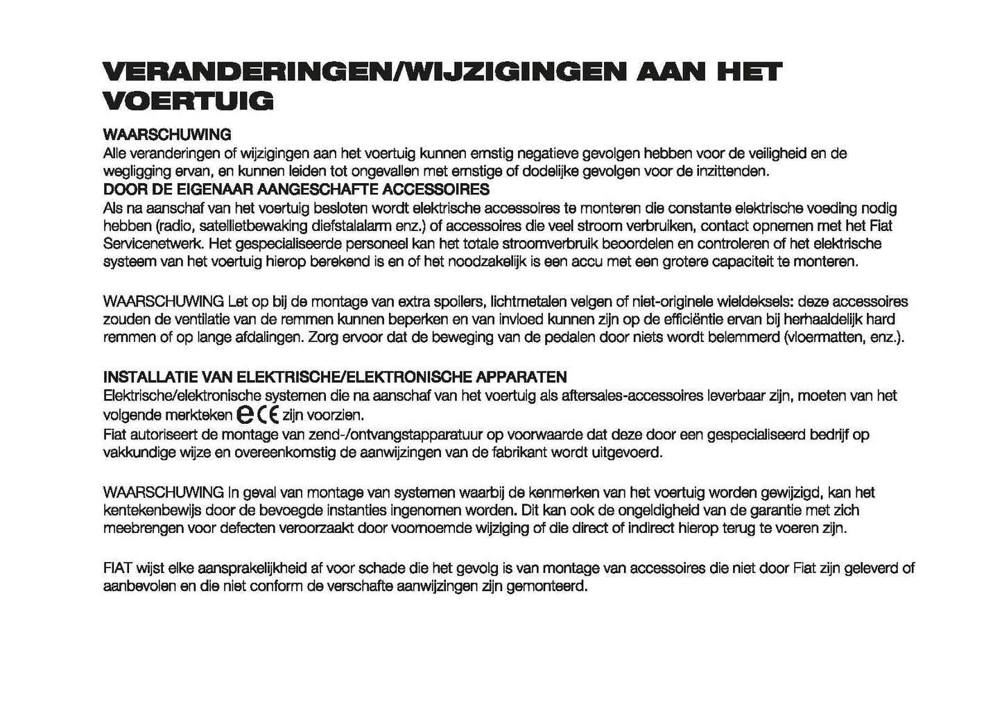 2022-2023 Fiat Doblo Owner's Manual | Dutch