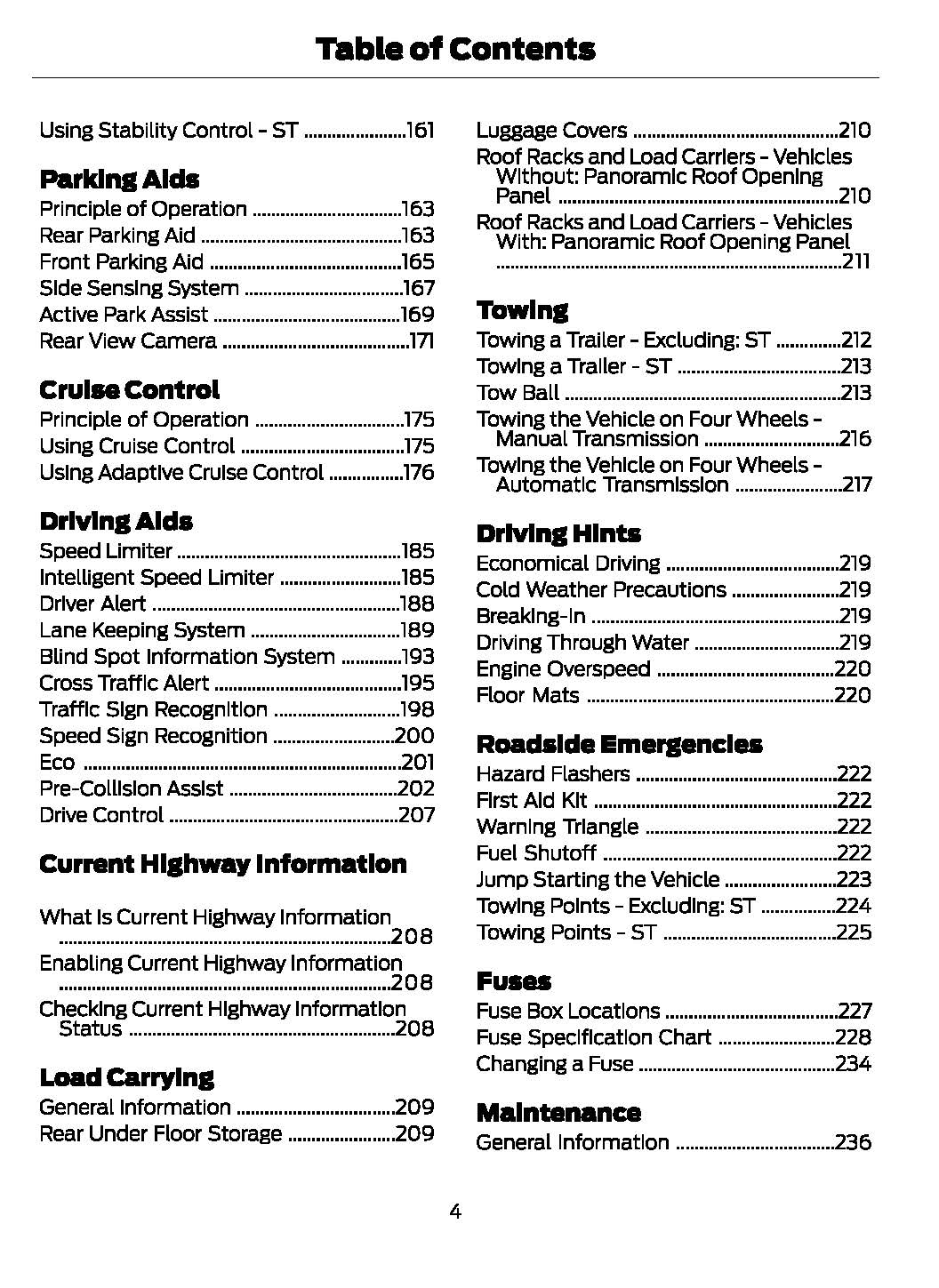 2020 Ford Fiesta Owner's Manual | English
