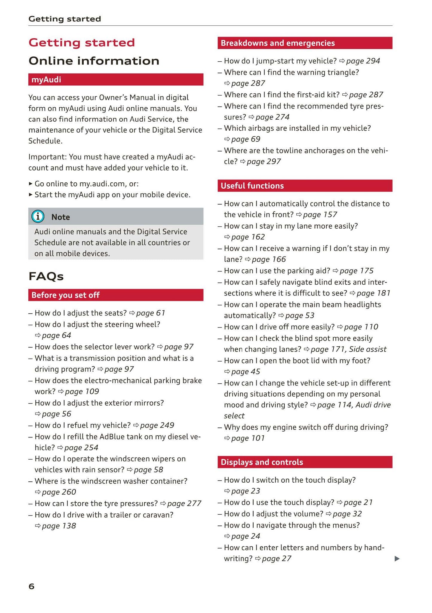 2018-2023 Audi Q3/Q3 Sportback/RS Q3/RS Q3 Sportback Owner's Manual | English