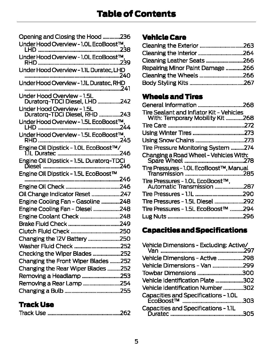 2020 Ford Fiesta Owner's Manual | English