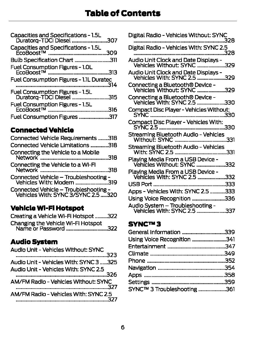 2020 Ford Fiesta Owner's Manual | English