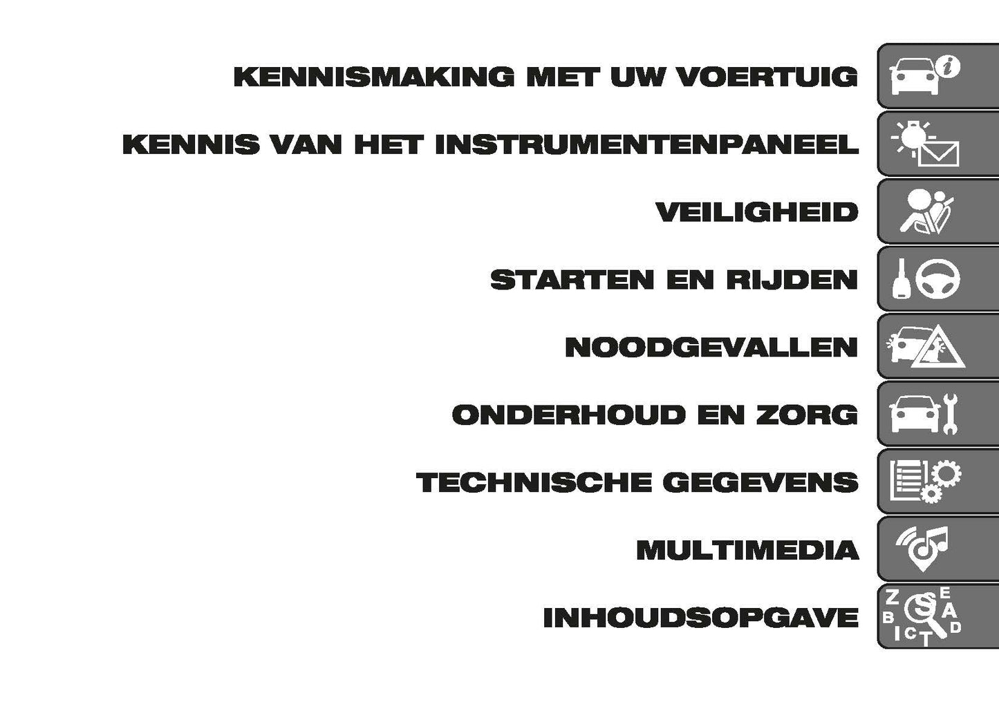 2022-2023 Fiat Doblo Owner's Manual | Dutch
