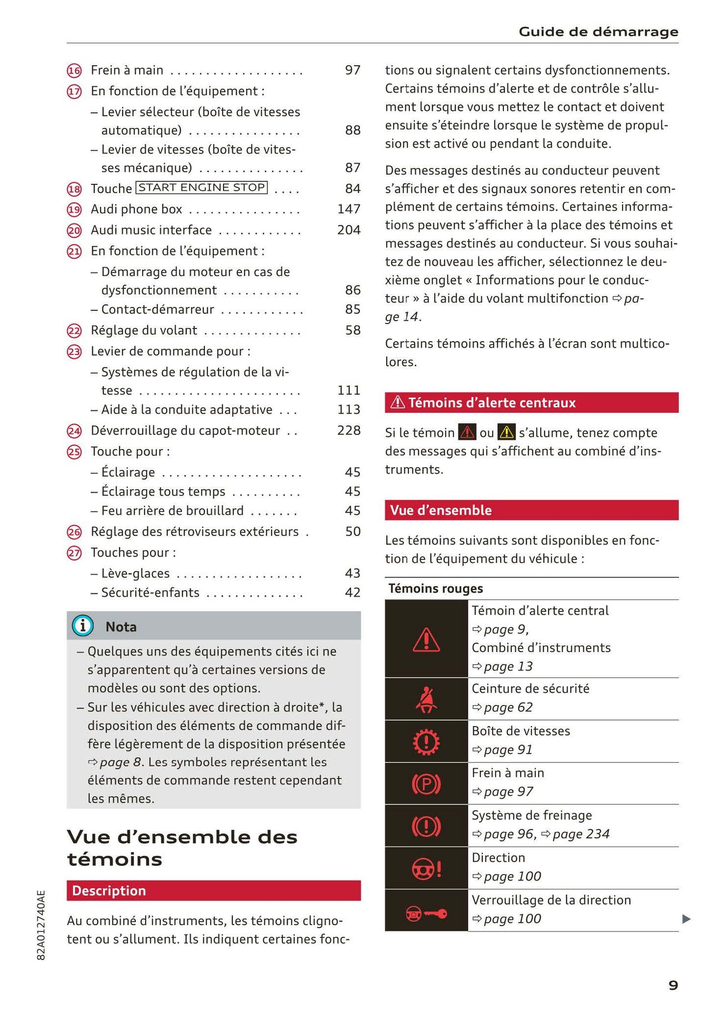 2018-2022 Audi A1 Manuel du propriétaire | Français