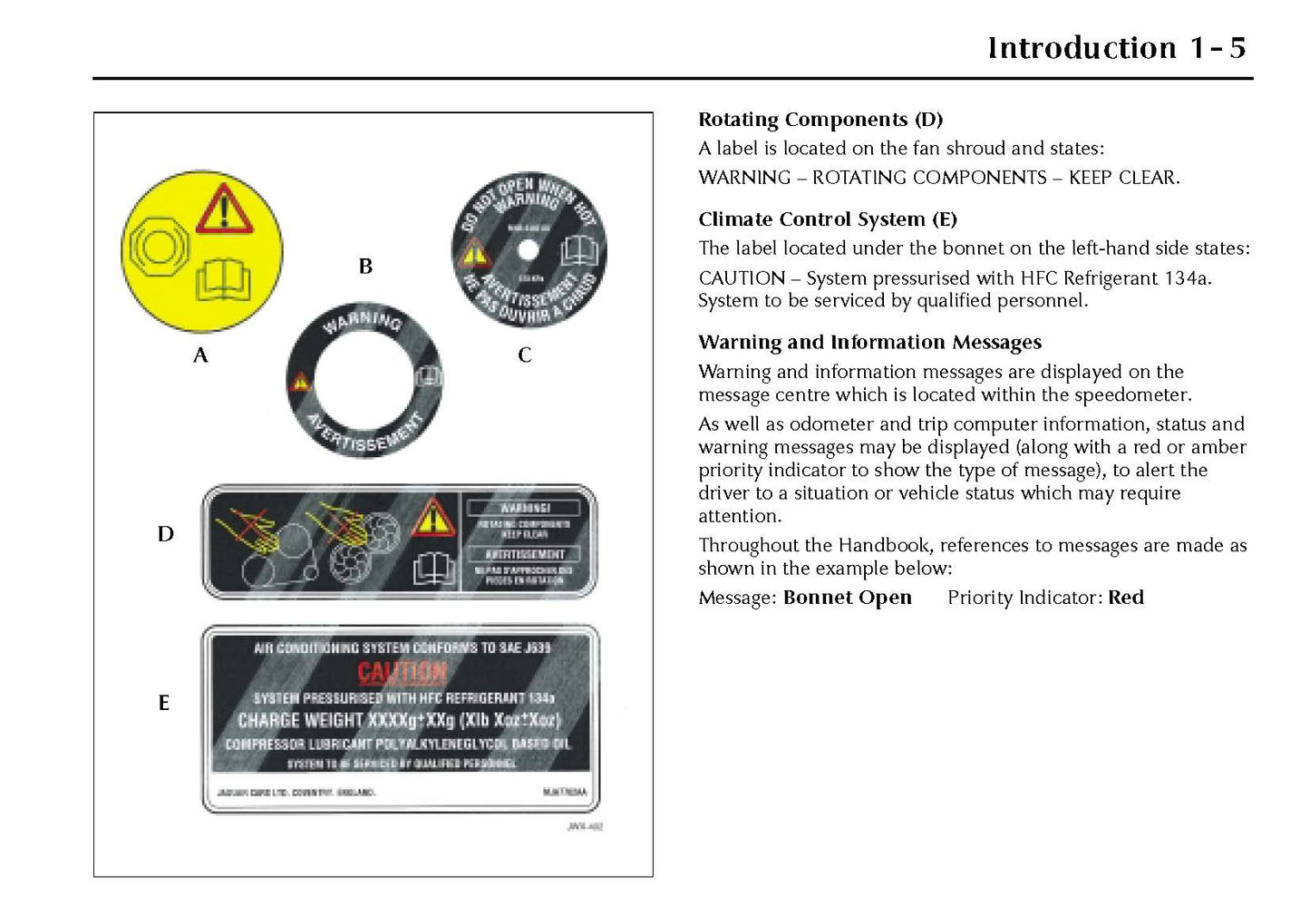 2000-2001 Jaguar XK Owner's Manual | English