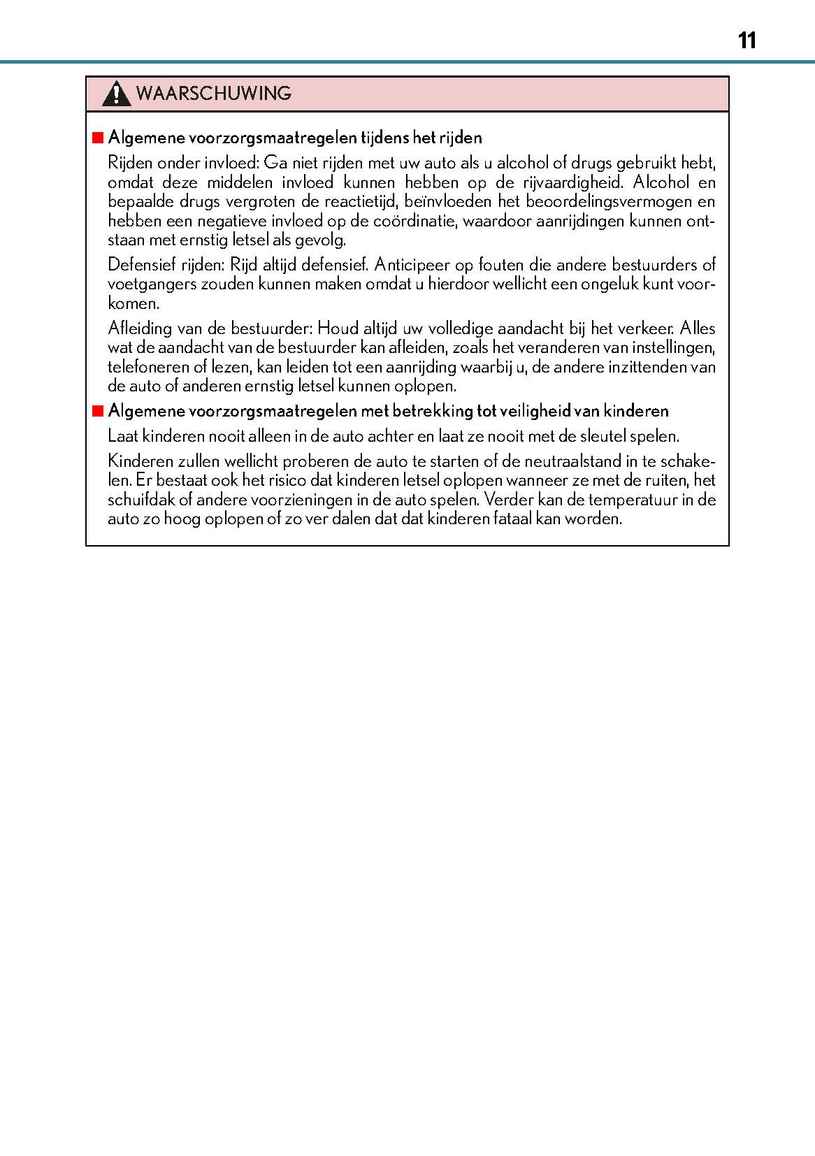 2018-2019 Lexus IS 300h Owner's Manual | Dutch