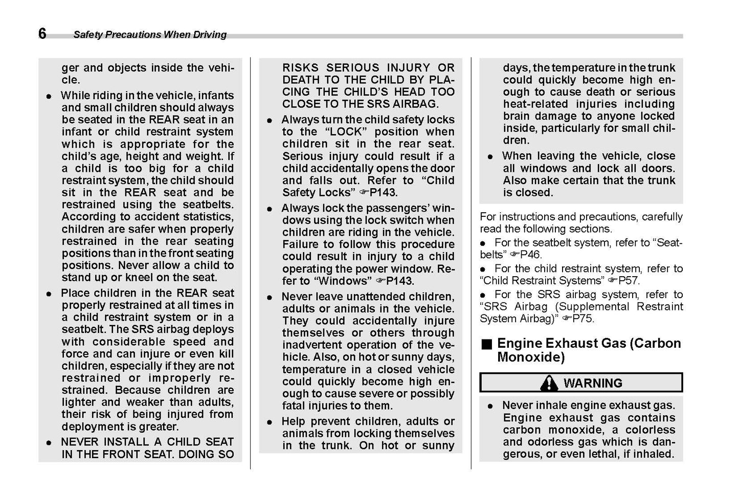 2020 Subaru Legacy/Outback Owner's Manual | English