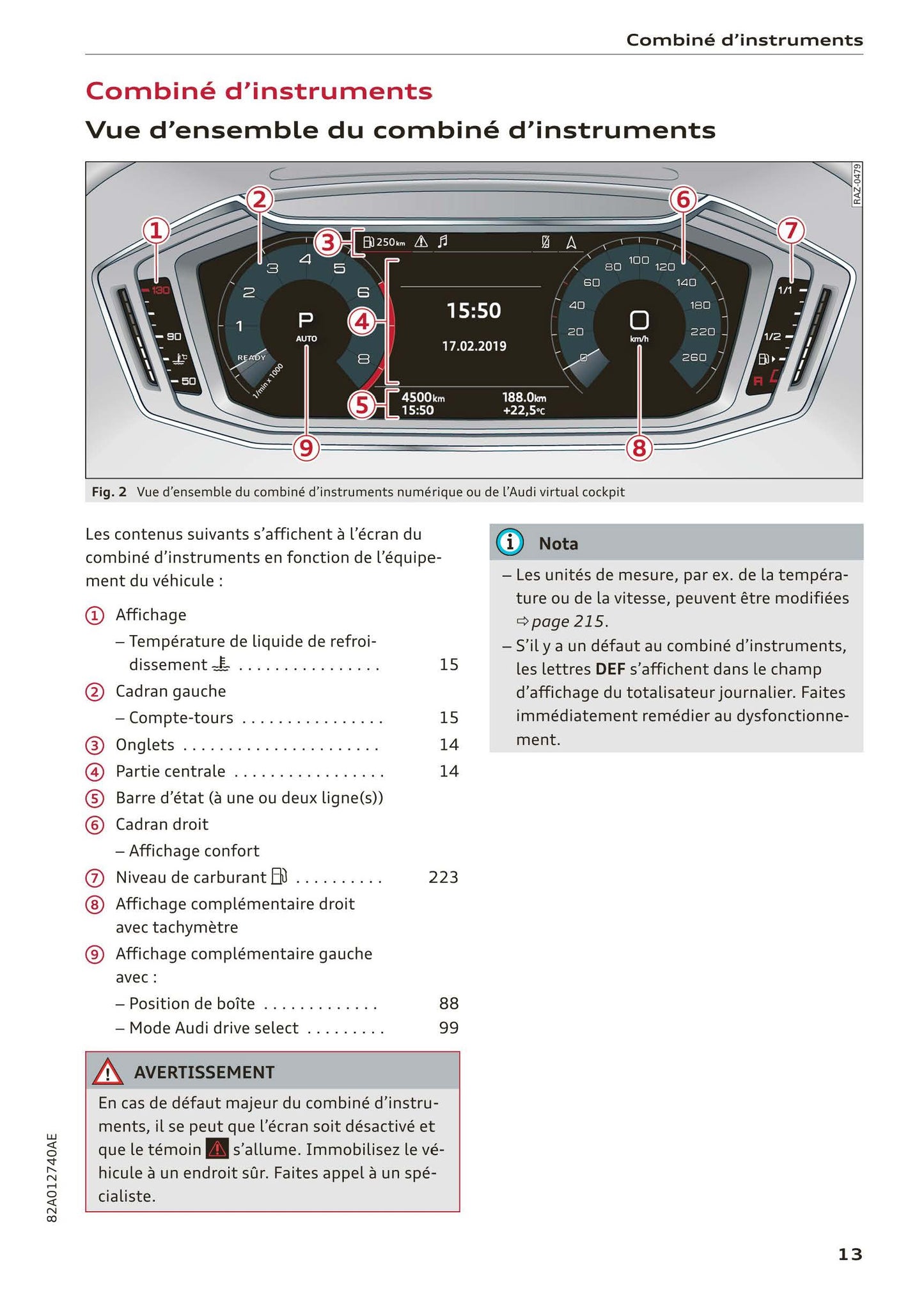2018-2022 Audi A1 Manuel du propriétaire | Français