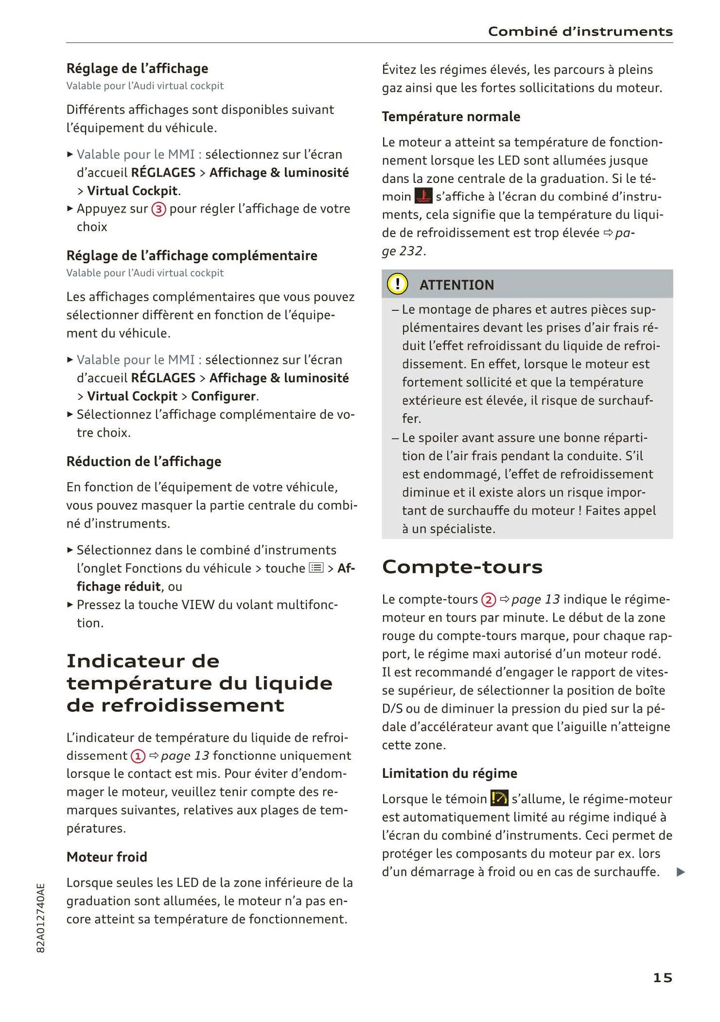 2018-2022 Audi A1 Manuel du propriétaire | Français