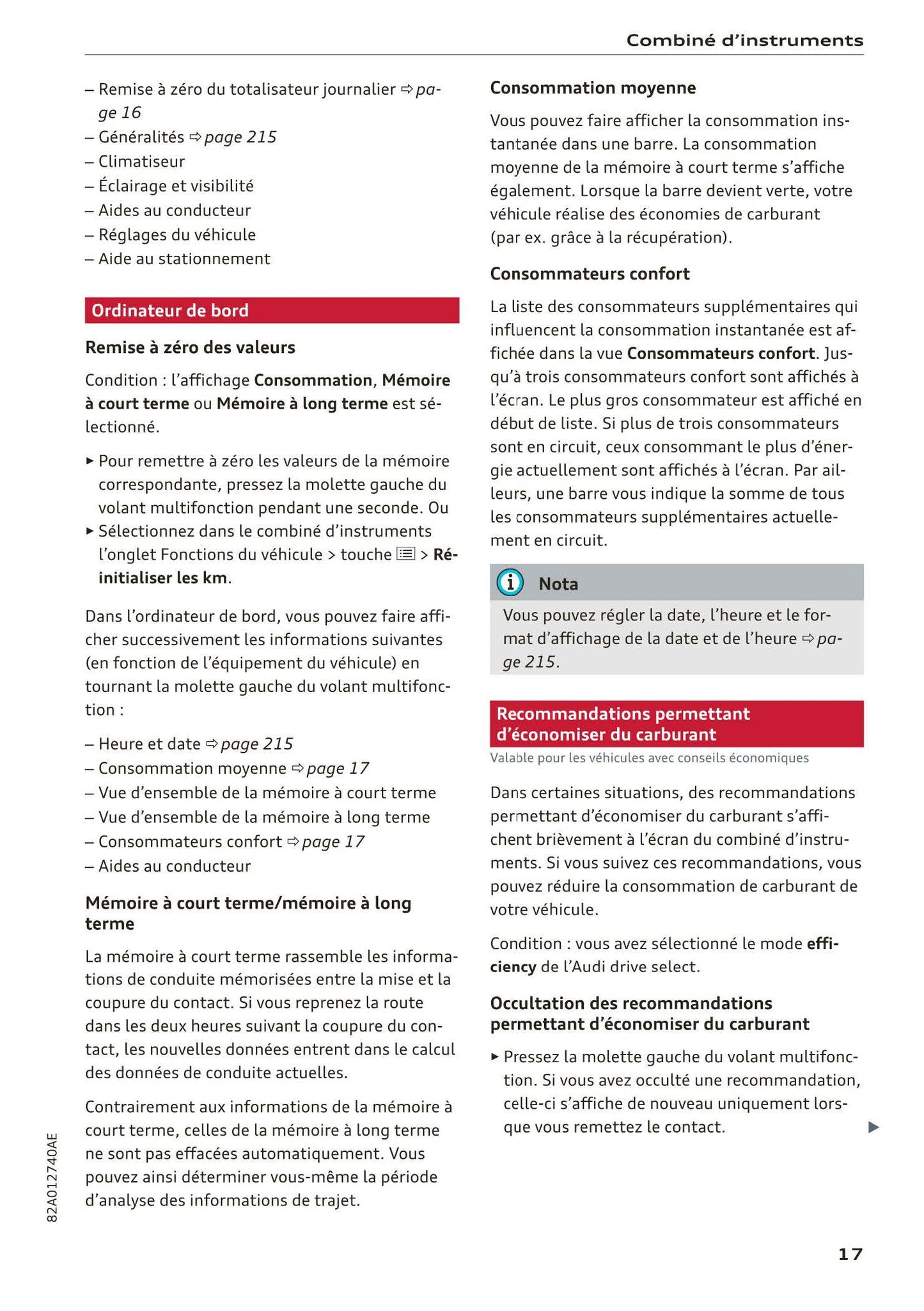 2018-2022 Audi A1 Manuel du propriétaire | Français