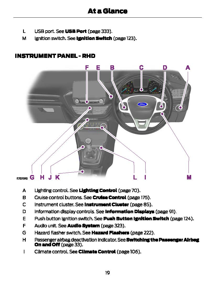 2020 Ford Fiesta Owner's Manual | English