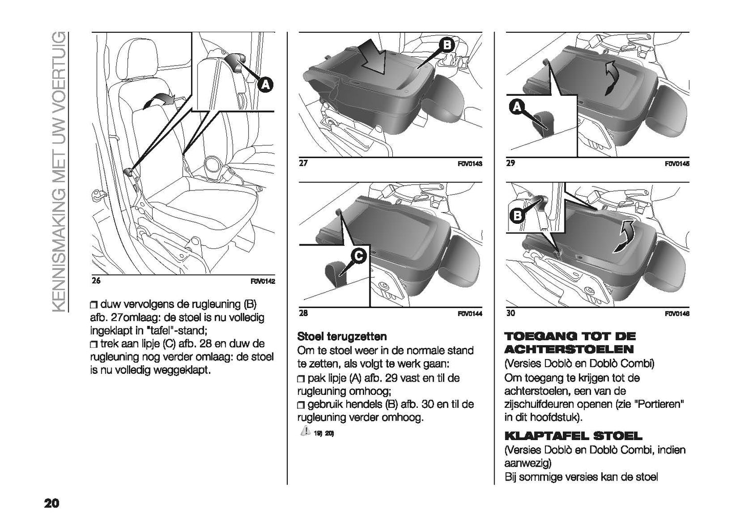 2022-2023 Fiat Doblo Owner's Manual | Dutch