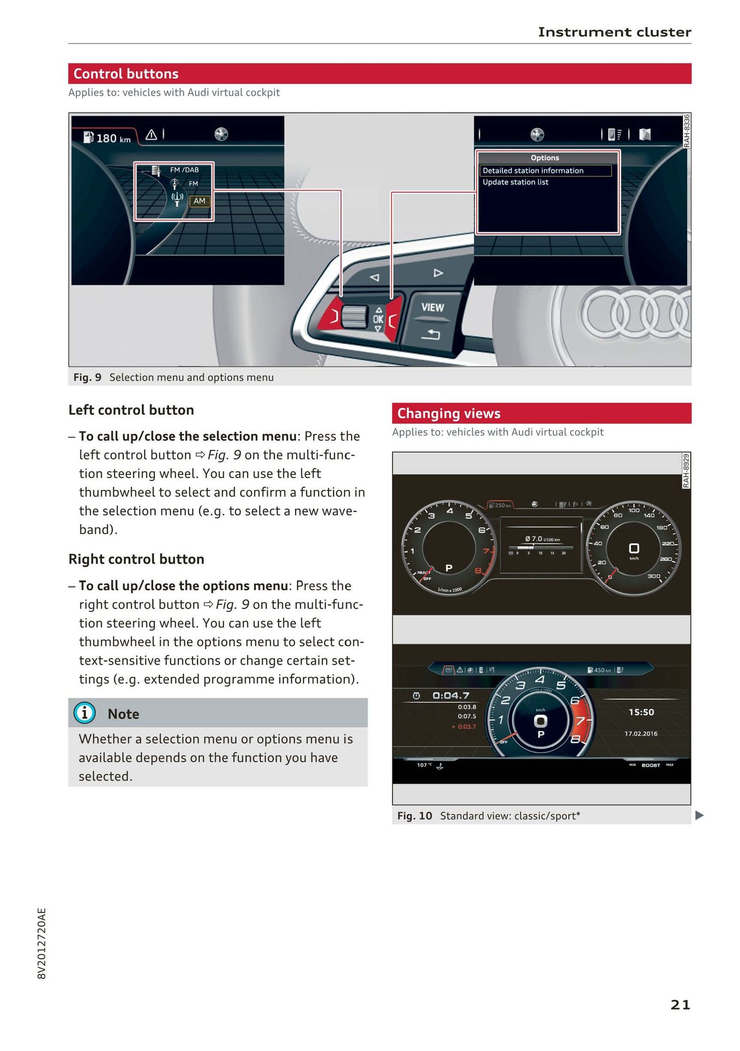 2016-2018 Audi A3/A3 Cabriolet/A3 Saloon/A3 Sportback/A3 Sportback e-tron/A3 Sportback g-tron/RS 3 Saloon/RS 3 Sportback/S3/S3 Cabriolet/S3 Saloon/S3 Sportback Owner's Manual | English