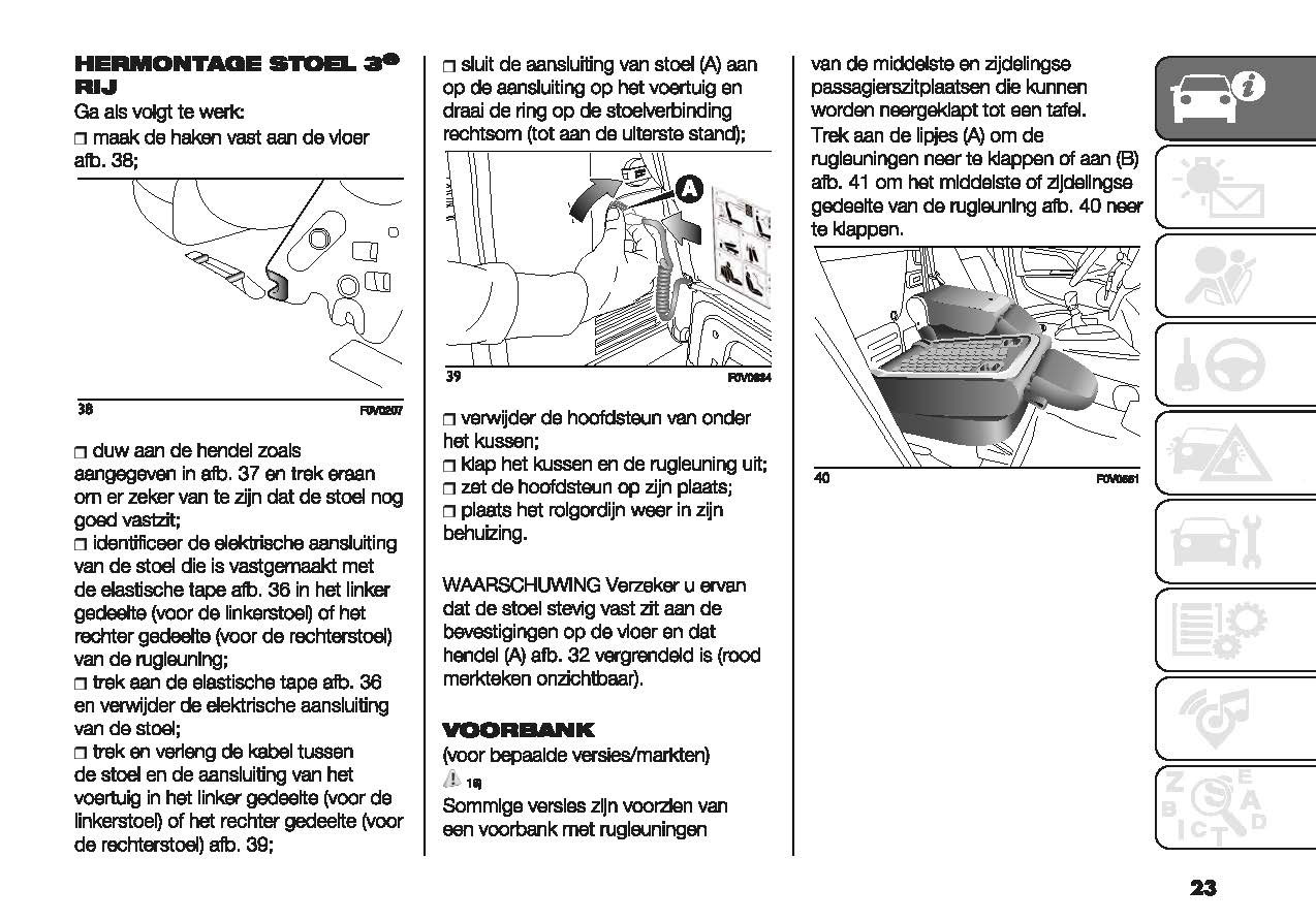 2022-2023 Fiat Doblo Owner's Manual | Dutch