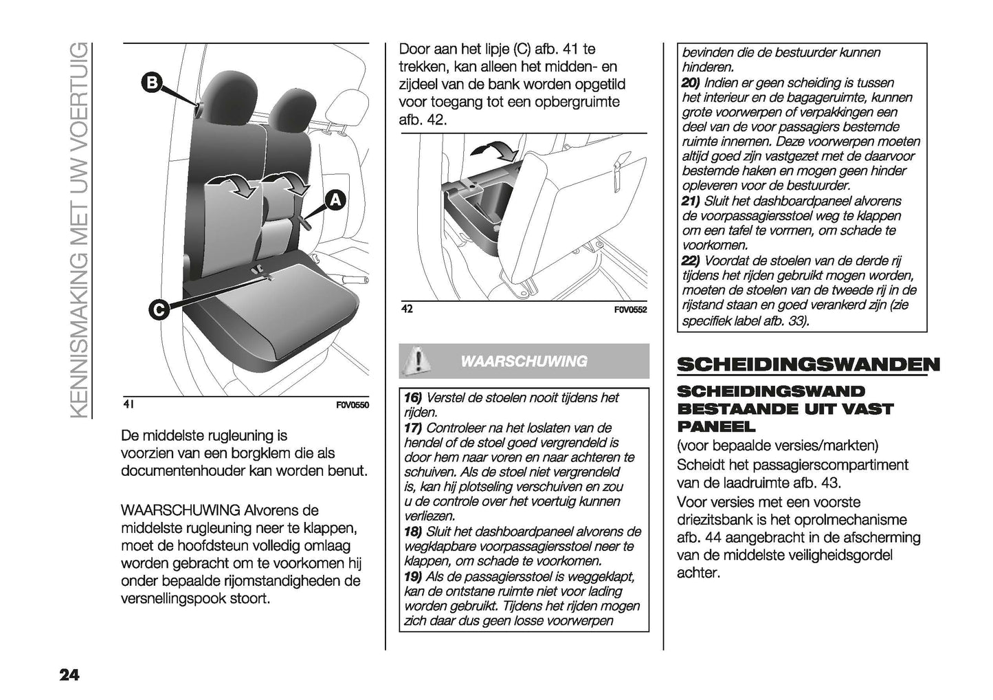 2022-2023 Fiat Doblo Owner's Manual | Dutch