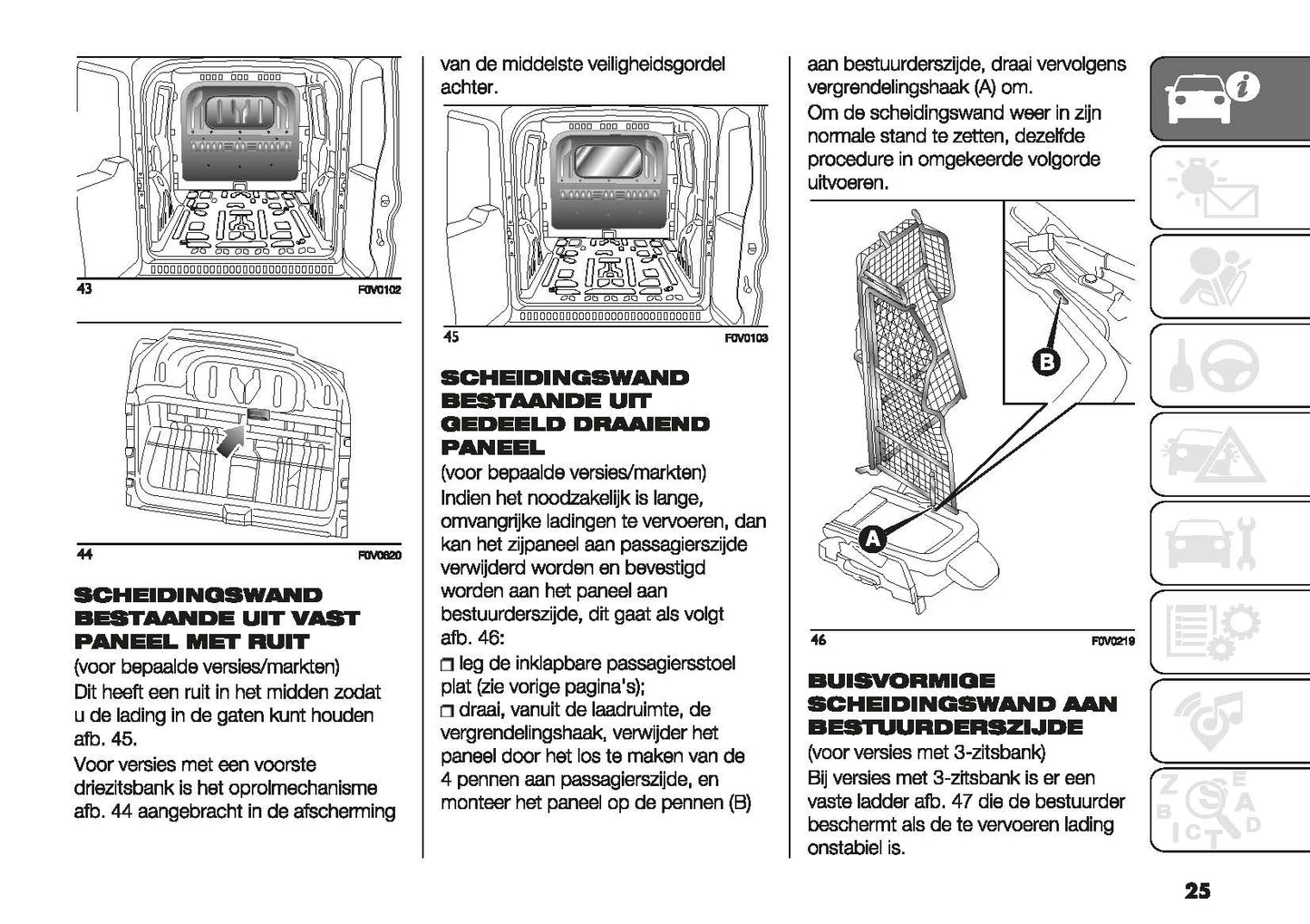 2022-2023 Fiat Doblo Owner's Manual | Dutch