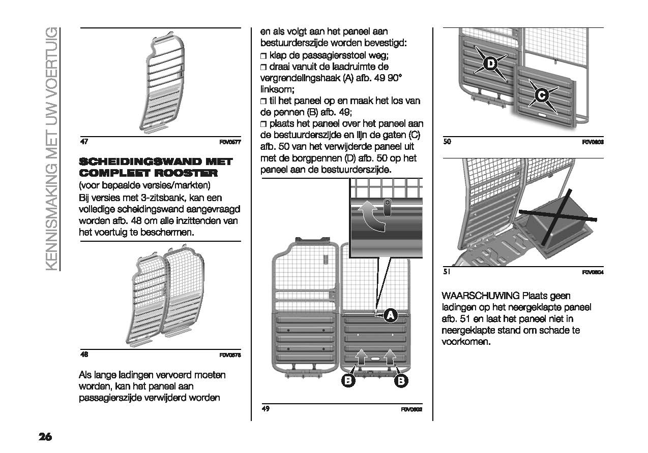2022-2023 Fiat Doblo Owner's Manual | Dutch