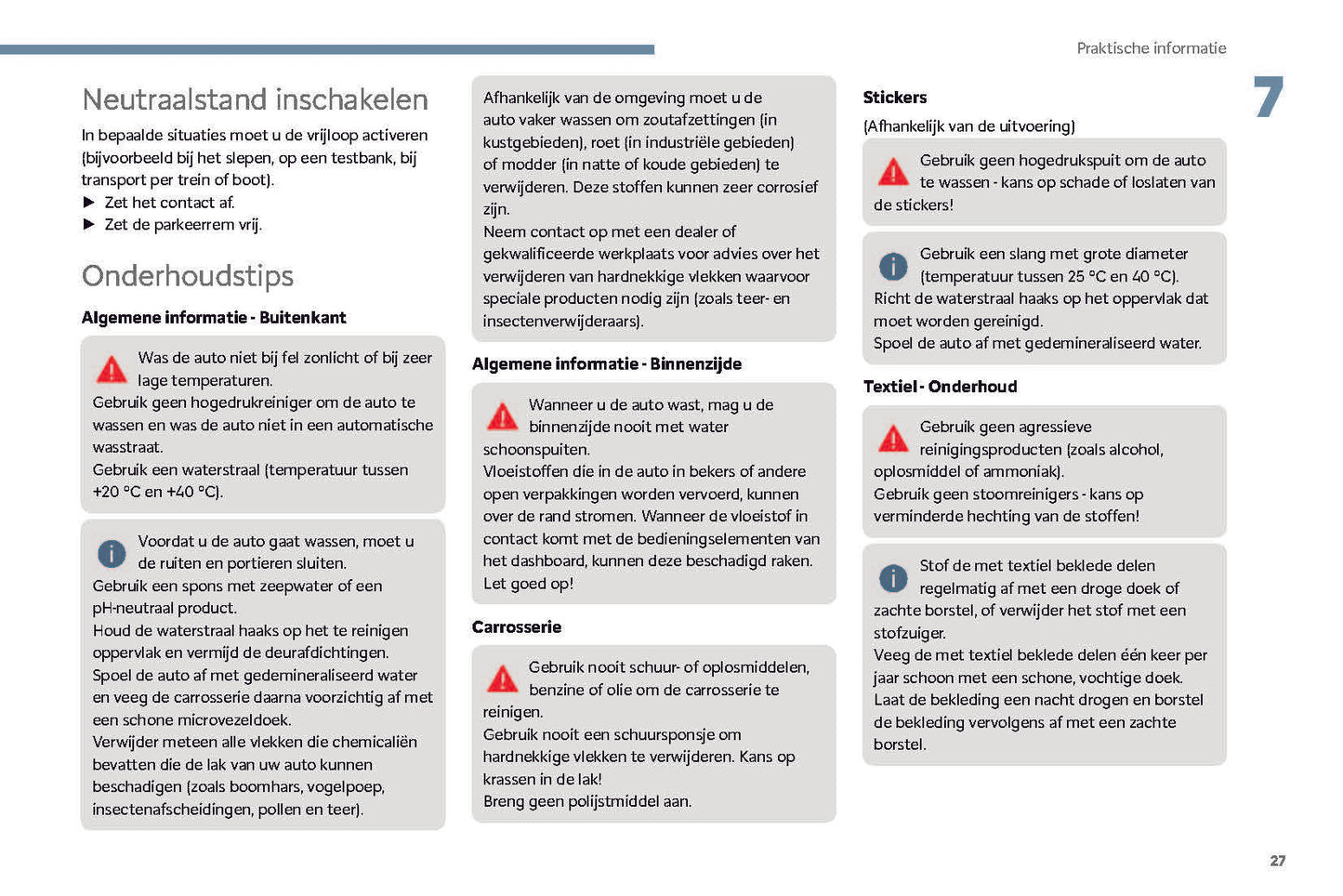 2023 Citroën AMI Owner's Manual | Dutch