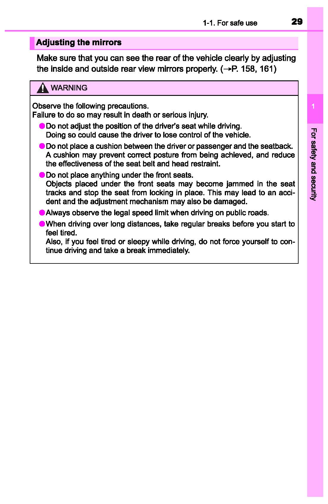 2020 Toyota Sequoia Owner's Manual | English