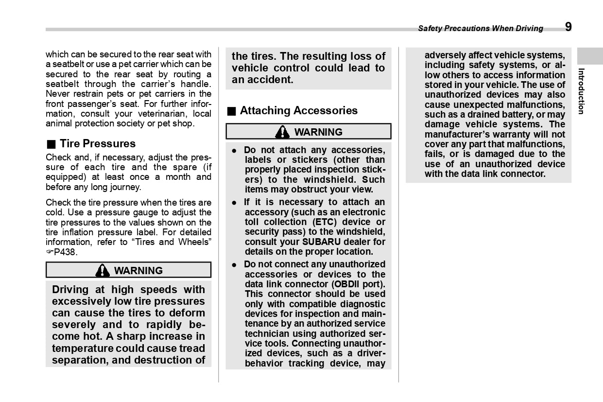 2022 Subaru WRX Owner's Manual | English