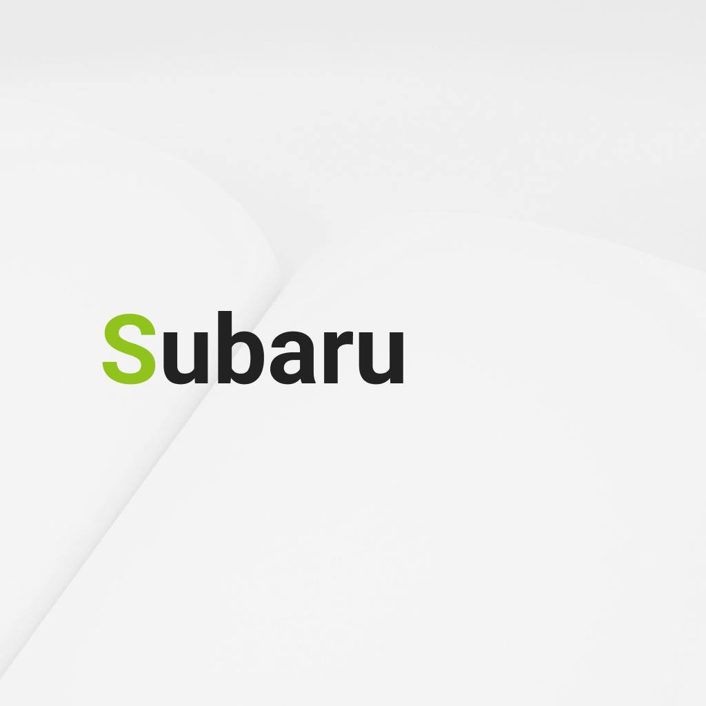 Subaru – Car Manuals