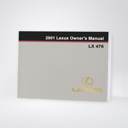 2001 Lexus LX 470 Owner's Manual | English