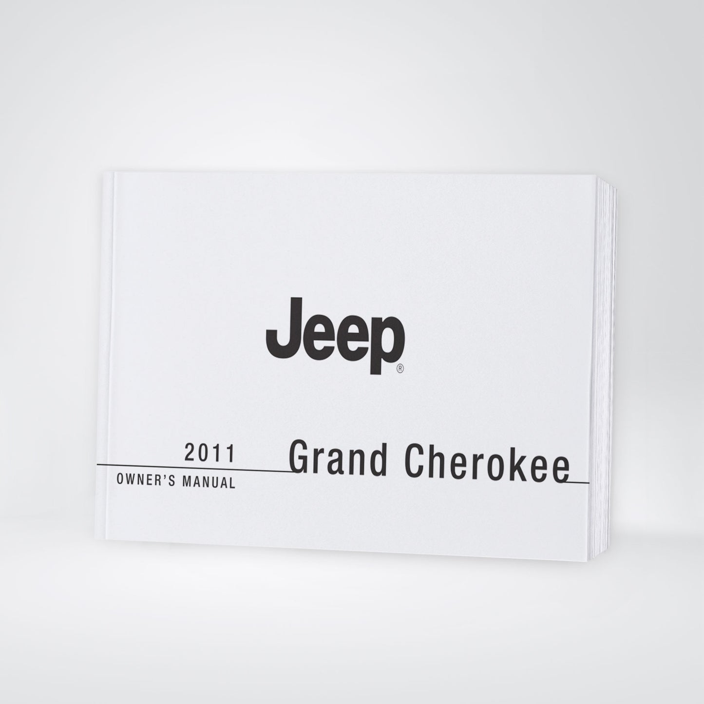 2011 Jeep Grand Cherokee Manuel du propriétaire | Anglais