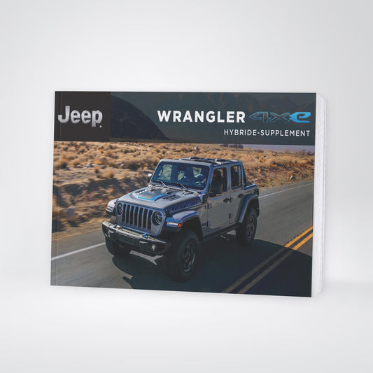 2019-2021 Jeep Wrangler 4xe Hybrid Supplement Manual | Dutch