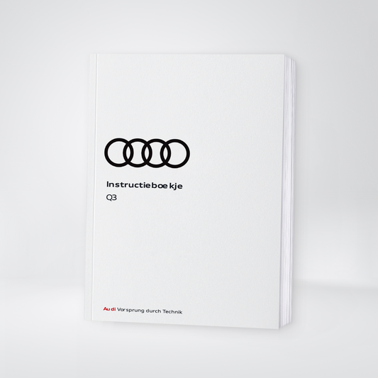 2023 Audi Q3/Q3 Sportback/RS Q3 Owner's Manual | Dutch