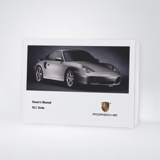 2003 Porsche 911 Turbo Owner's Manual | English