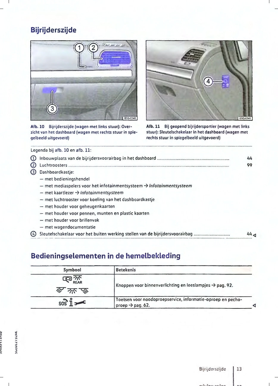 2019 Volkswagen e-Golf Owner's Manual | Dutch