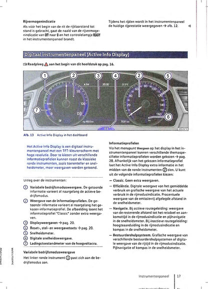 2019 Volkswagen e-Golf Owner's Manual | Dutch