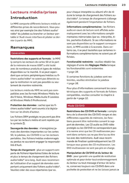 2013 Audi Q5/SQ5 MMI Navigation Plus Manuel d'Infotainment | Français