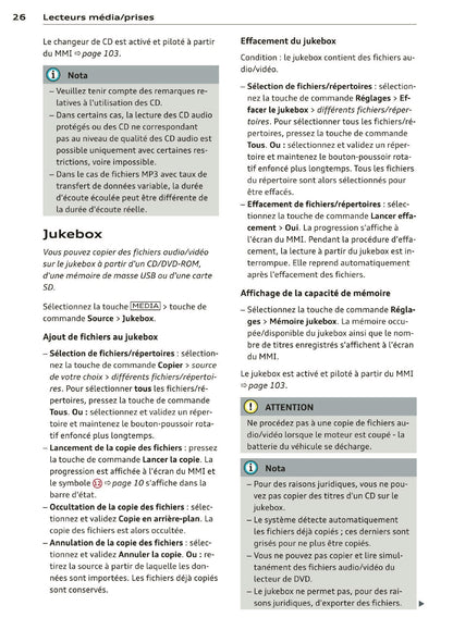 2013 Audi Q5/SQ5 MMI Navigation Plus Manuel d'Infotainment | Français