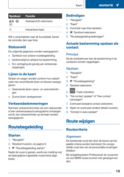 2018-2019 BMW 2 Series Active Tourer Plug-in-Hybrid Infotainment Manual | Dutch