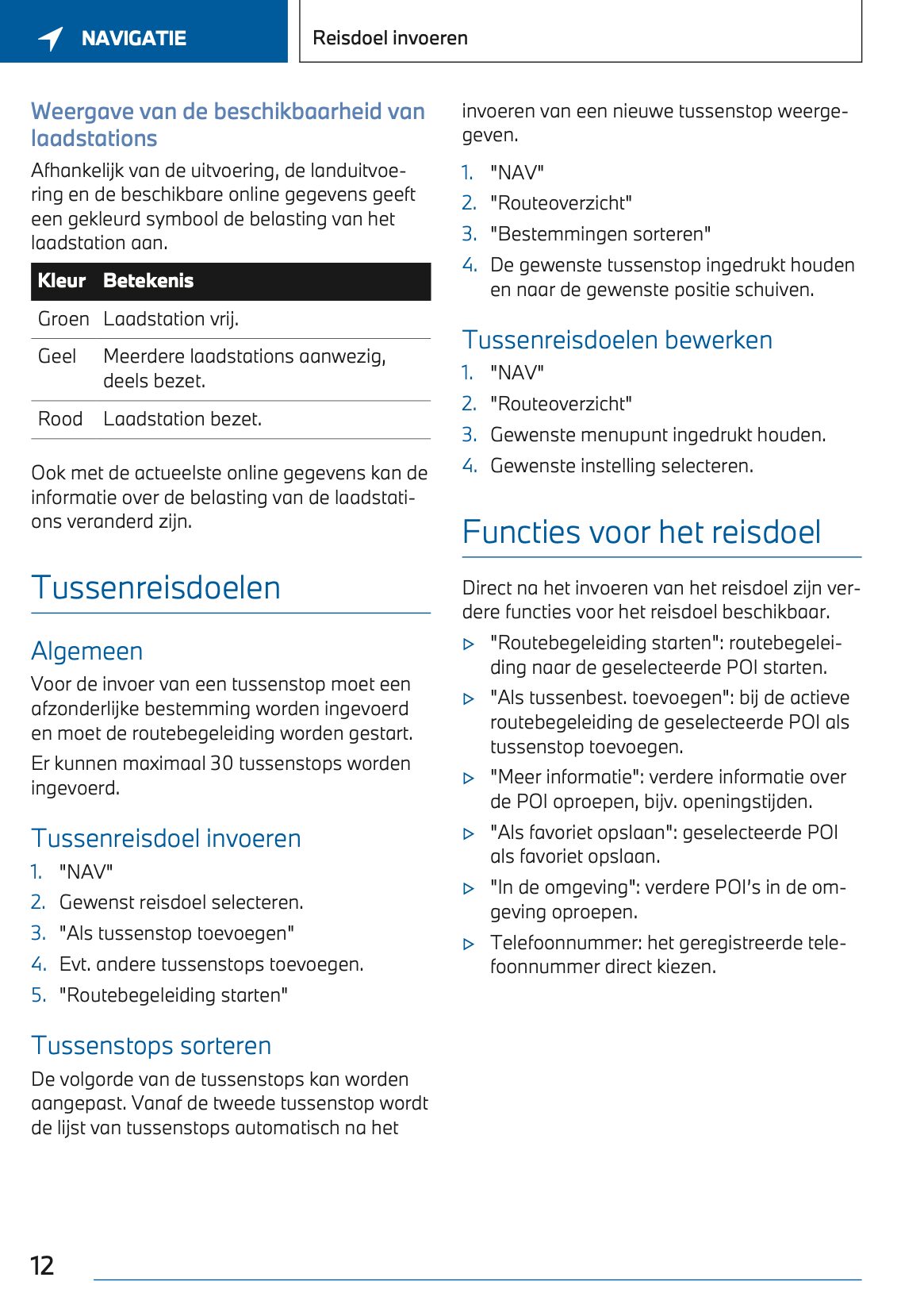 2022-2023 BMW i7 Infotainment Manual | Dutch